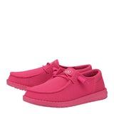 HEYDUDE Women’s Wendy Funk Mono Shoes in Electric Pink