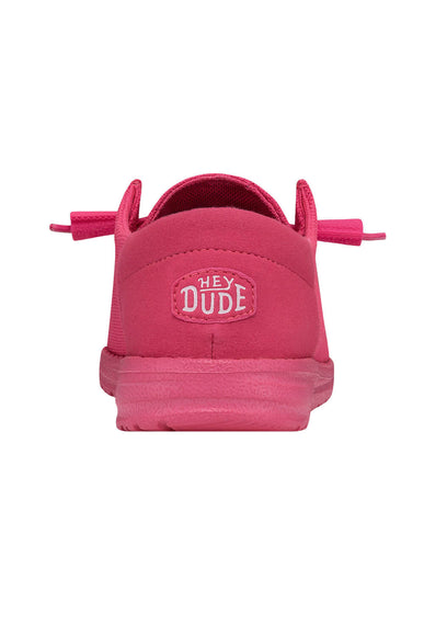 HEYDUDE Women’s Wendy Funk Mono Shoes in Electric Pink