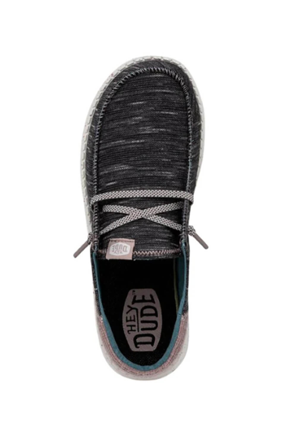 HEYDUDE Women's Wendy Shoes in Black Odyssey (NEW LOGO)