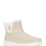 HEYDUDE Women’s Camden Brushed Cozy Booties in Sand