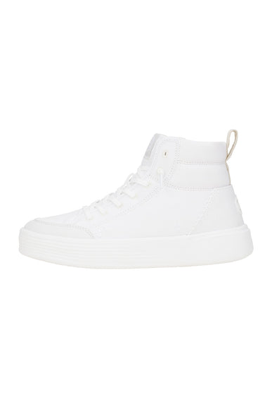 HEYDUDE Women’s Cody Hi Canvas Sneakers in White