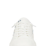 HEYDUDE Women’s Karina Crafted Boho Sneakers in White/Blue