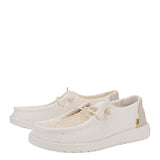 HEYDUDE Women’s Wendy Boho Crochet Shoes in Ivory