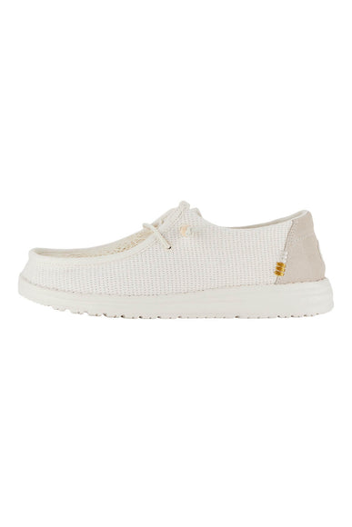 HEYDUDE Women’s Wendy Boho Crochet Shoes in Ivory