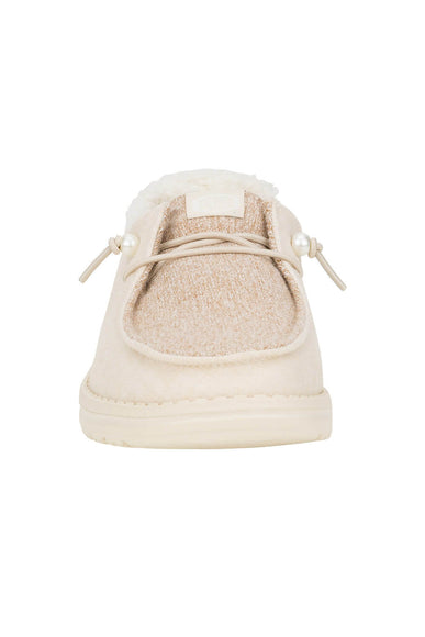 HEYDUDE Women’s Wendy Brushed Cozy Shoes in Ivory