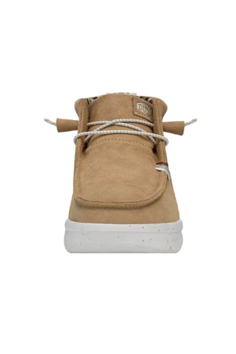 HEYDUDE Women's Wendy Peak HI Suede Booties in Tan