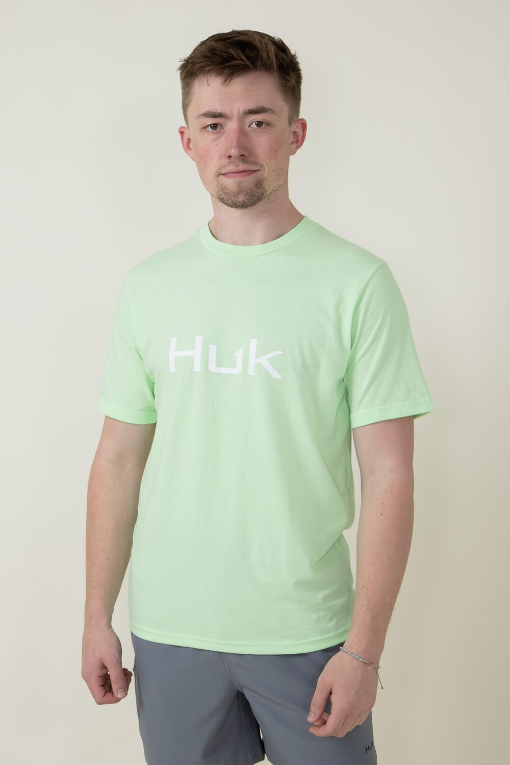 Huk Logo Patina Green Mens Tee Green M