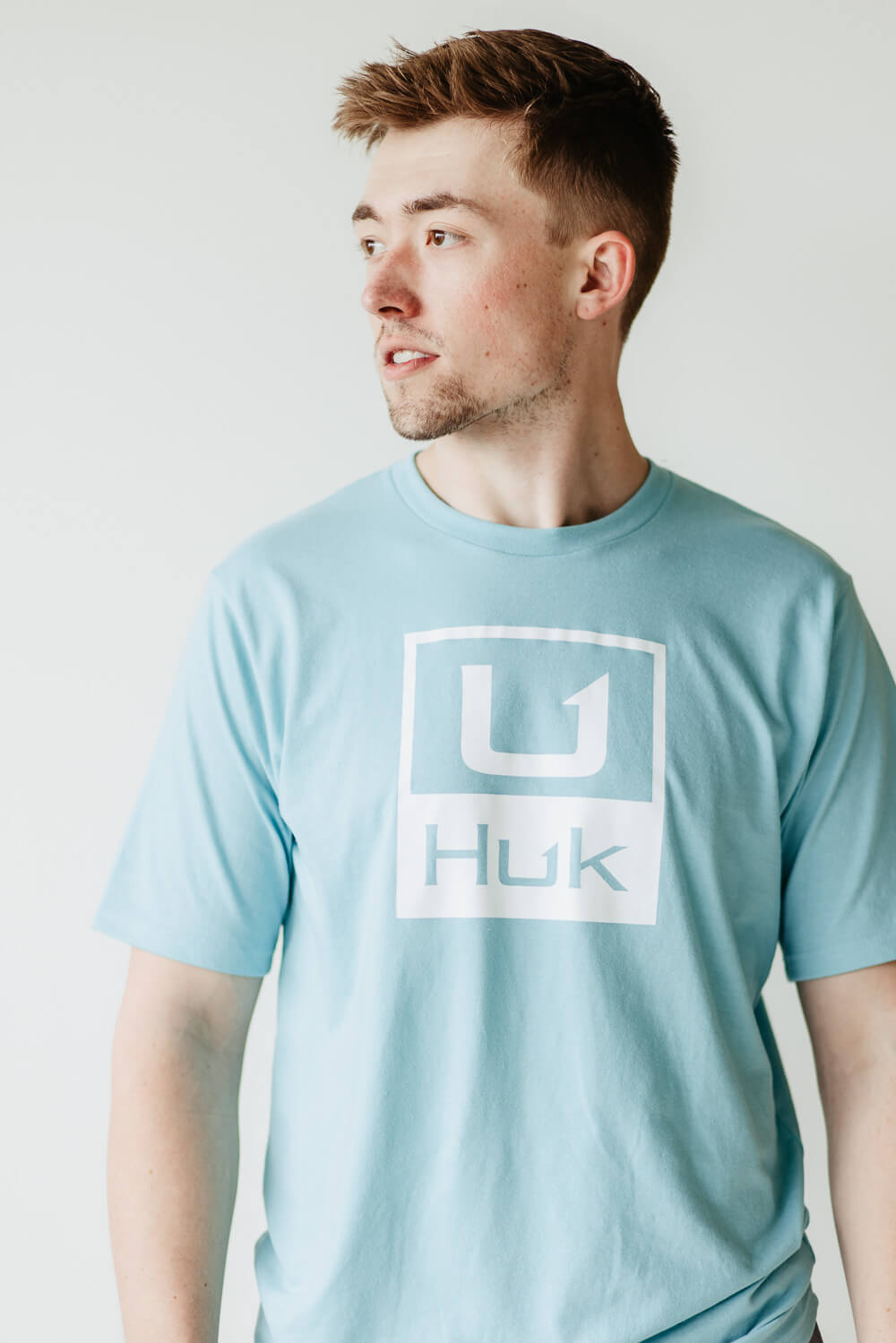 Huk Performance ￼Fishing Shirt Men S Vented Pockets Lightweight Long-Sleeve  Blue