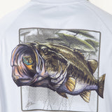 Huk Fishing Pursuit Ambush Long-Sleeve T-Shirt for Men in Grey