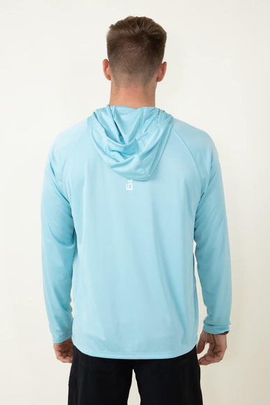 Huk Fishing Pursuit Vented Hoodie for Men in Blue