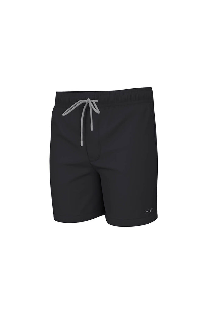 HUK Mens Volley 5.5 Short | Elastic Waist Quick-Dry Swim Shorts