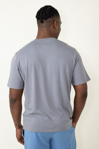 Huk Fishing Huk Stacked Logo T-Shirt for Men in Grey