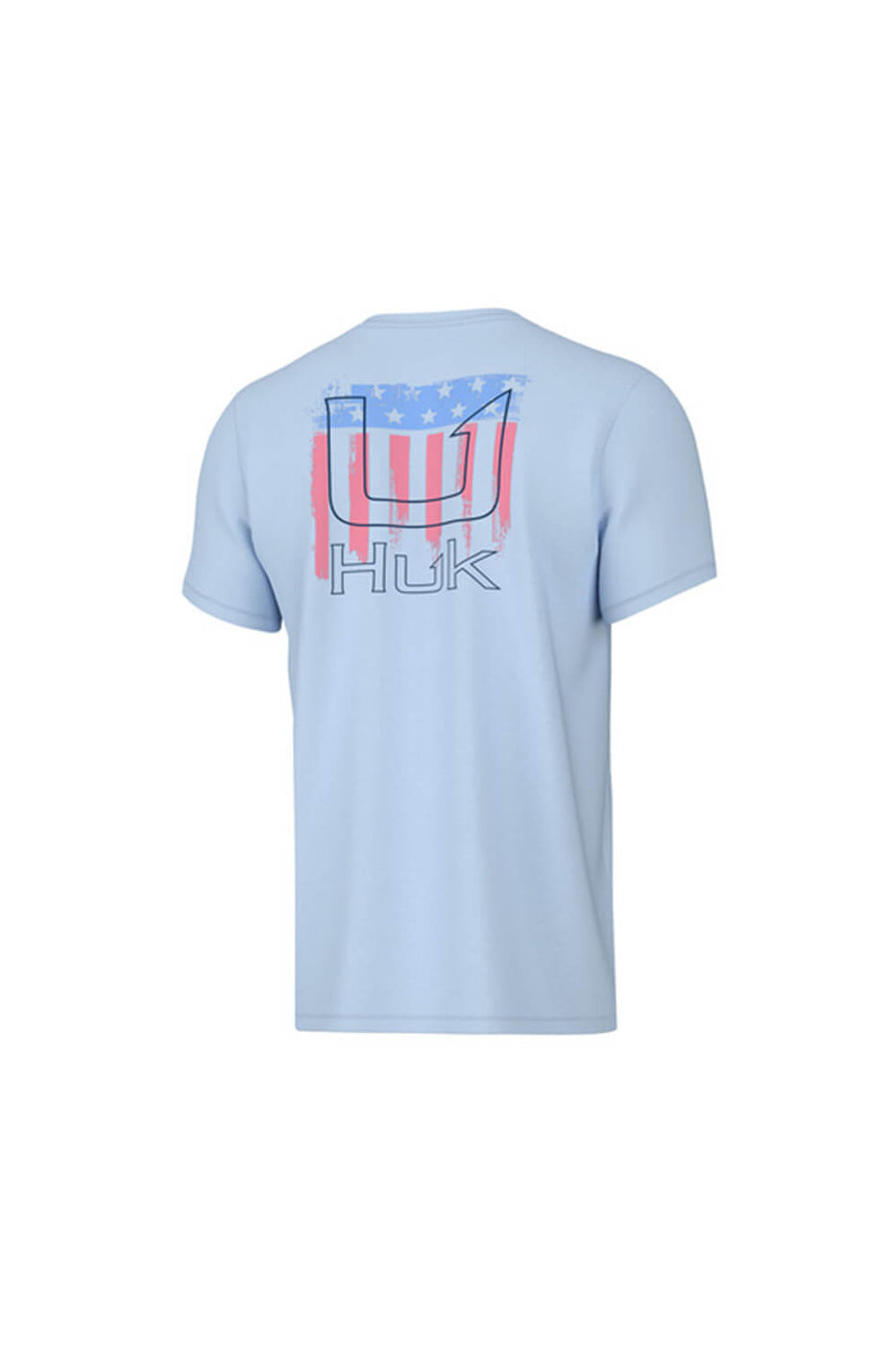 Huk Fishing Youth Salute T-Shirt for Boys in Blue