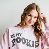 In My Pookie Era Oversized Graphic Sweatshirt for Women in Pink