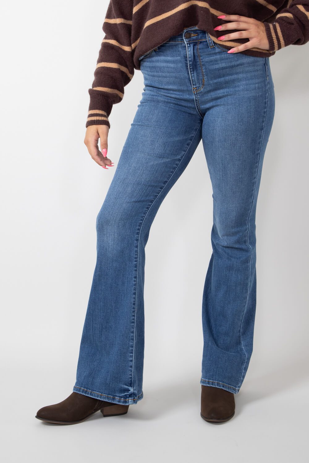 Brand New - Judy Blue - High Waisted Pull store On Super Flare Jeans