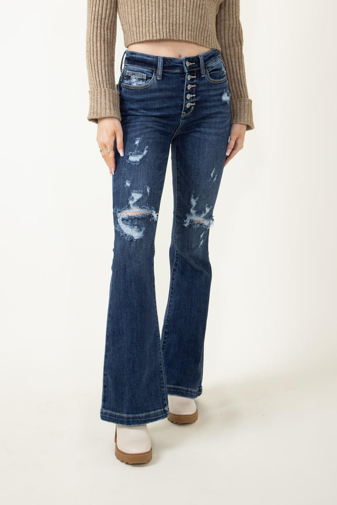 Retro Mae Mid Rise Trouser Jean Janet - Frontier Western Shop