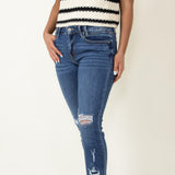 KanCan High Rise Distressed Skinny Jeans for Women 