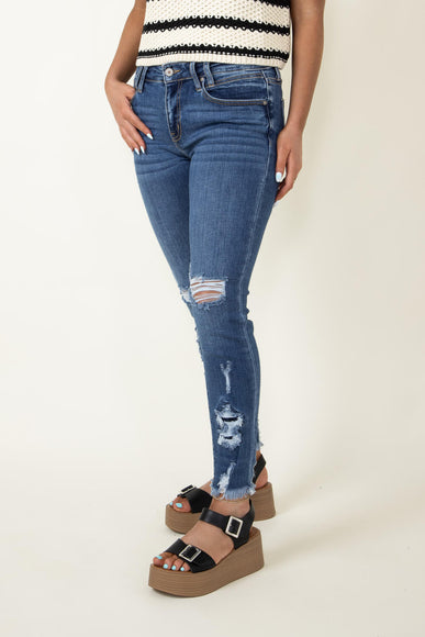 KanCan High Rise Distressed Skinny Jeans for Women 