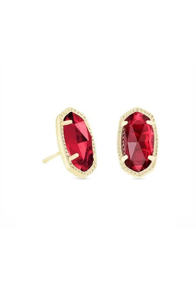 Kendra Scott Ellie Stud Earrings in Clear Berry