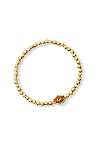 Kendra Scott Football Stretch Bracelet in Goldstone