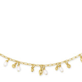 Kendra Scott Mollie Gold Choker Necklace in White Pearl