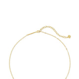 Kendra Scott Mollie Gold Choker Necklace in White Pearl