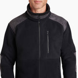 Kuhl Alpenwurx Fleece Zip Up Jacket for Men in Black