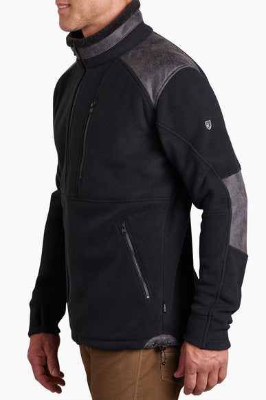 Kuhl Alpenwurx Fleece Zip Up Jacket for Men in Black