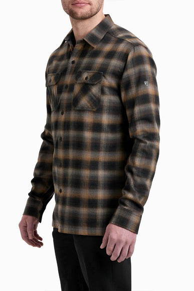 Kuhl Dillingr Flannel Shirt for Men in Desert Night