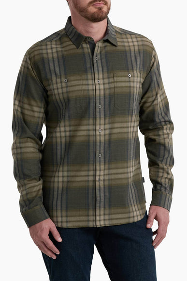 Kuhl Fugitive Flannel Shirt for Men in Smokey Sage