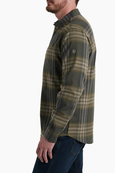 Kuhl Fugitive Flannel Shirt for Men in Smokey Sage