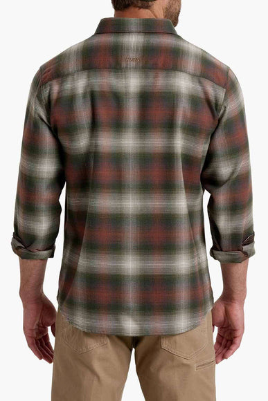 Kuhl Law Flannel Shirt for Men in Olive Copper