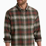 Kuhl Law Flannel Shirt for Men in Olive Copper