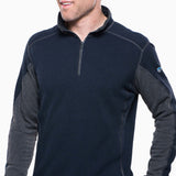 Kuhl Revel 1/4 Zip for Men in Mutiny Blue