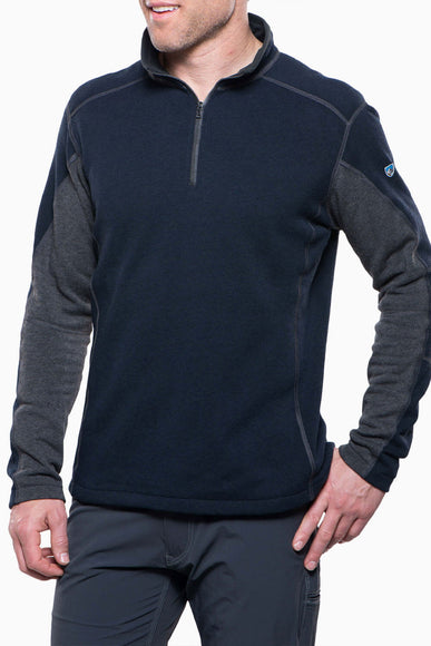 Kuhl Revel 1/4 Zip for Men in Mutiny Blue