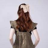 Leopard Print Dress for Women in Taupe