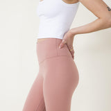 Love Tree Contour Leggings for Women in Rosewood