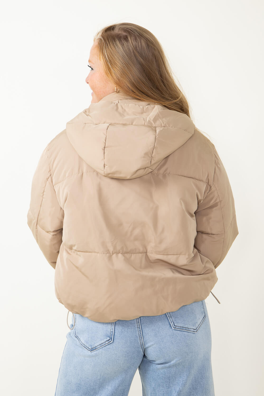 Save The Duck Lydia Jacket in Rainy Beige | Save the duck, Quilted puffer  jacket, Puffer coat