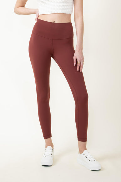 Love Tree Contour Leggings for Women in Beetroot