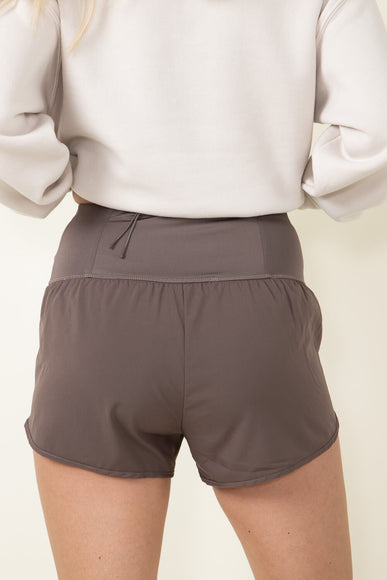 Love Tree Woven Brief Lined Shorts for Women in Cocoa