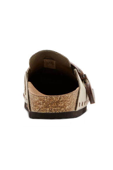 Madden Girl Pepper Buckle Clogs for Women in Taupe