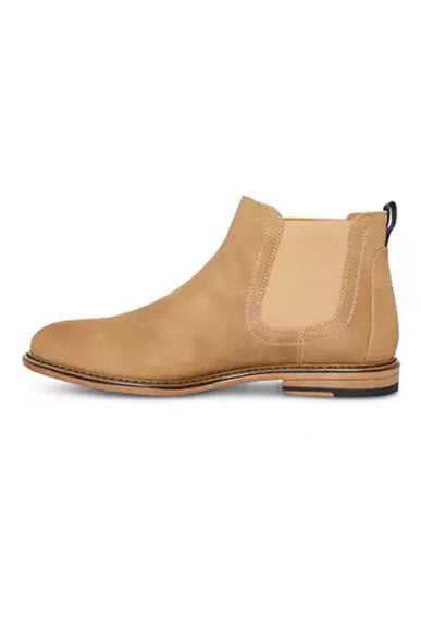 Steve Madden Greene Suede Chelsea Boots for Men in Taupe