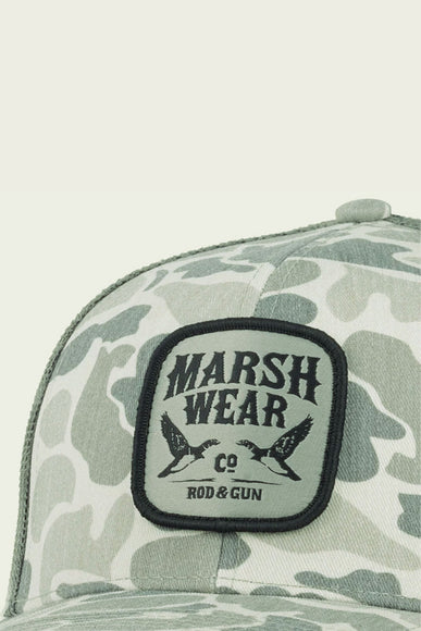 Marsh Wear Daffy Hat for Men in Stone Mallard Camo