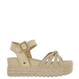 MIA Kehlani Rope Platform Sandals for Women in Bone 