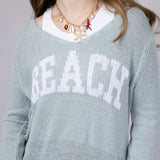 Miracle Beach Lightweight Sweater for Women in Sage