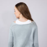 Miracle Beach Lightweight Sweater for Women in Sage