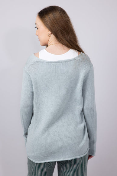 Miracle Beach Lightweight Sweater for Women in Sage