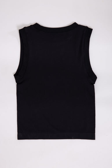 Moa Moa Seamless Tank Top for Girls in Black