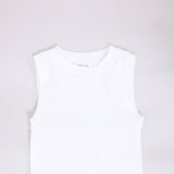 Moa Moa Seamless Tank Top for Girls in White