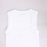 Moa Moa Seamless Tank Top for Girls in White